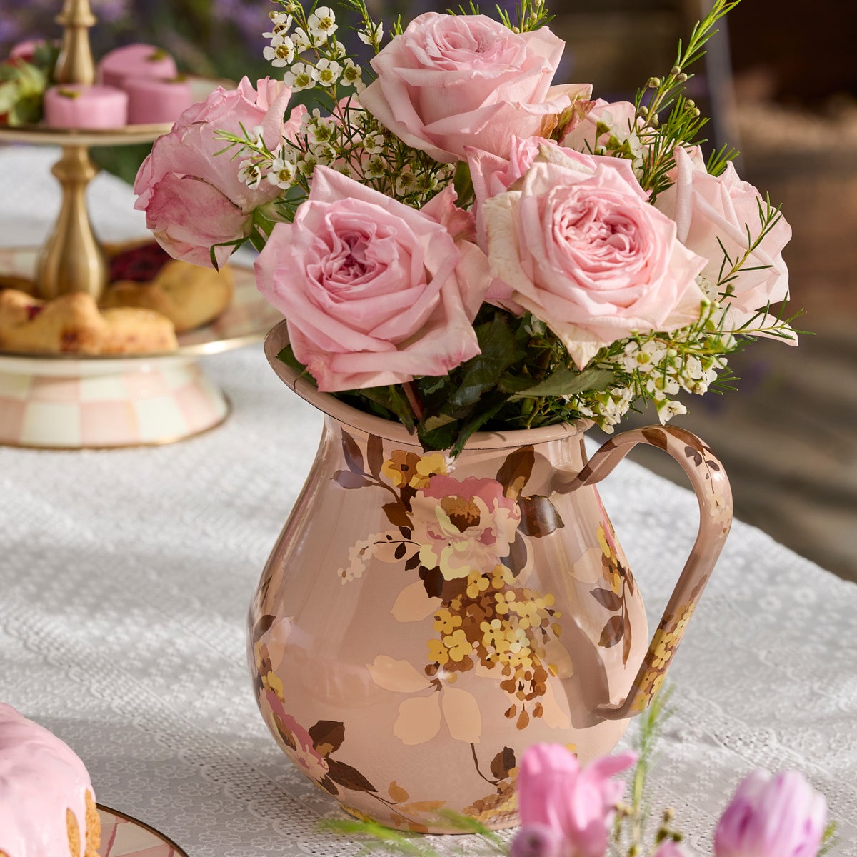 Wild Rose Mauve Pitcher - Image 4