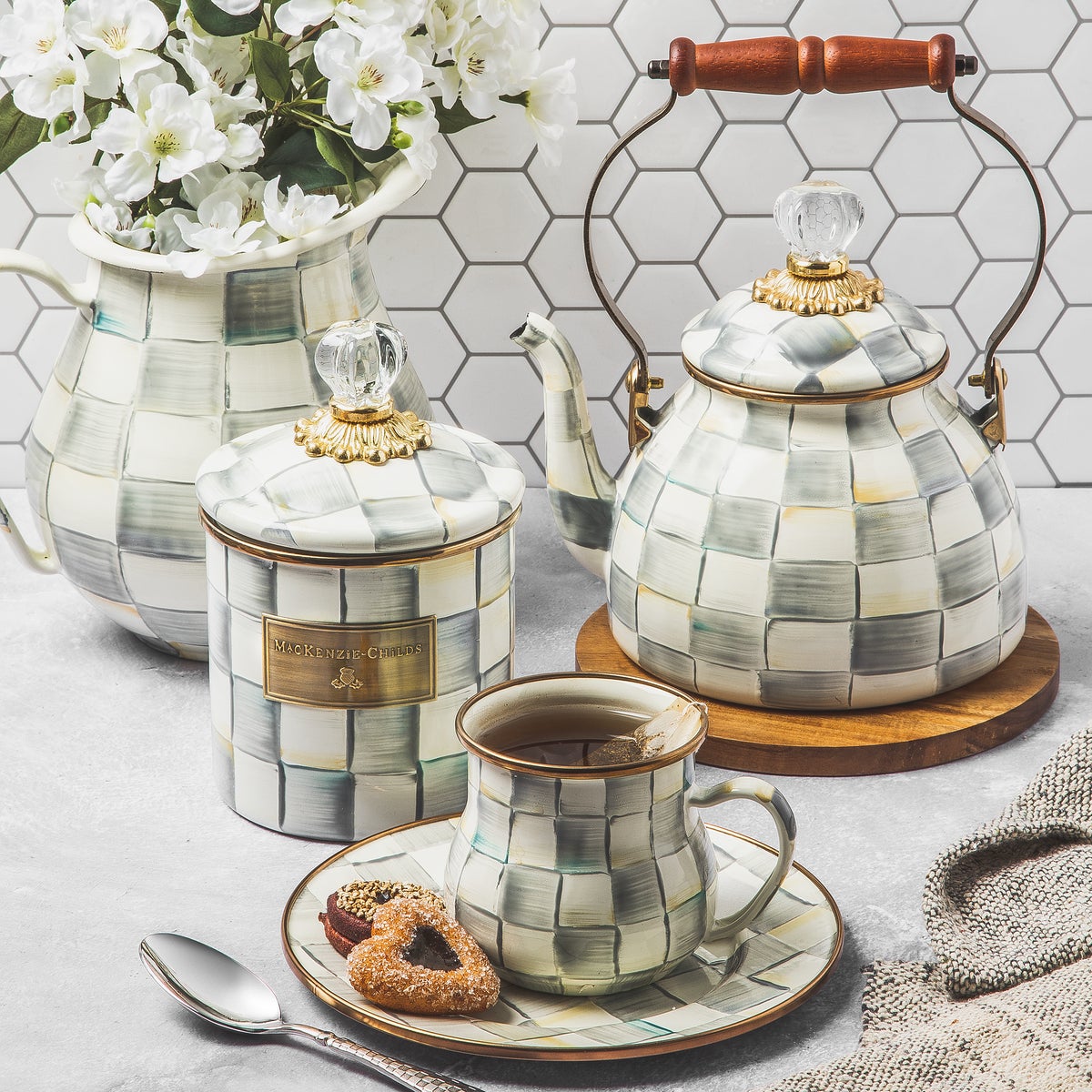 Sterling Check Pitcher - Image 5