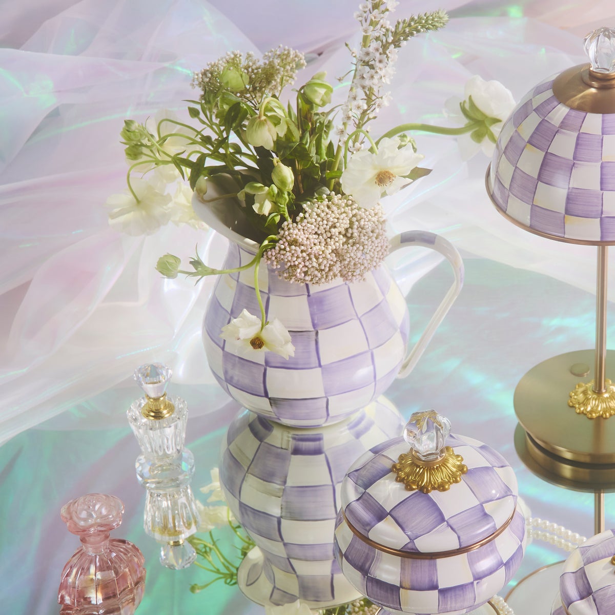 Violet Check Pitcher - Image 2