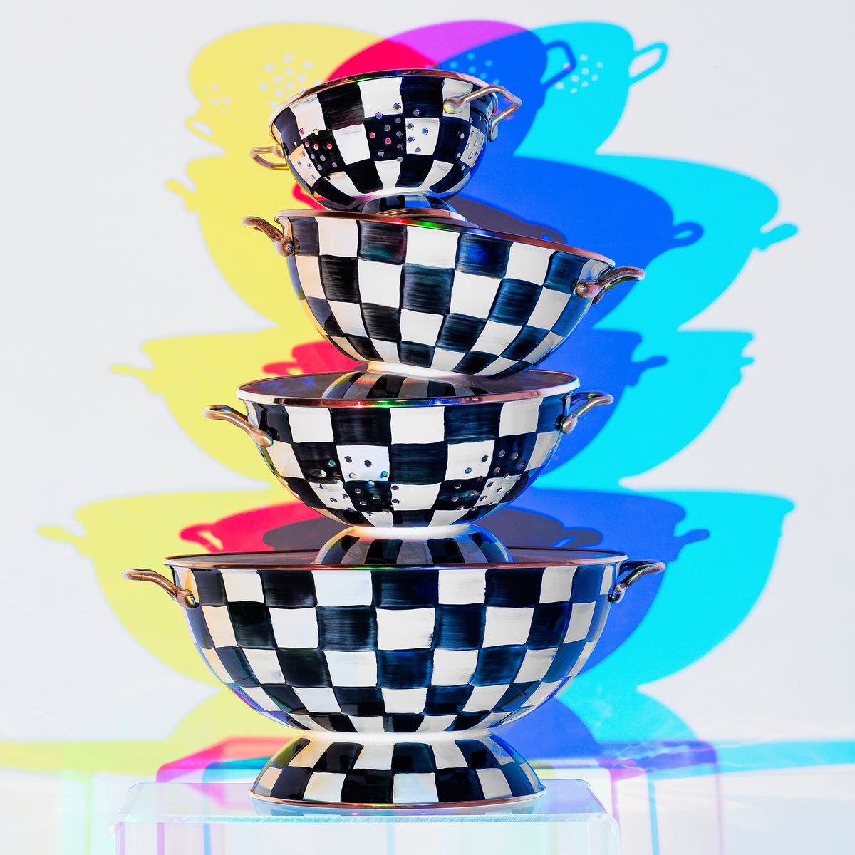 Courtly Check Large Colander - Image 8