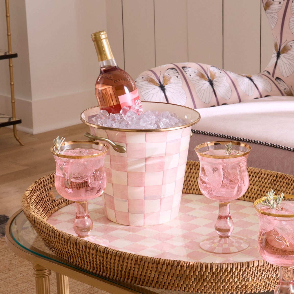 Rosy Check Wine Cooler - Image 2
