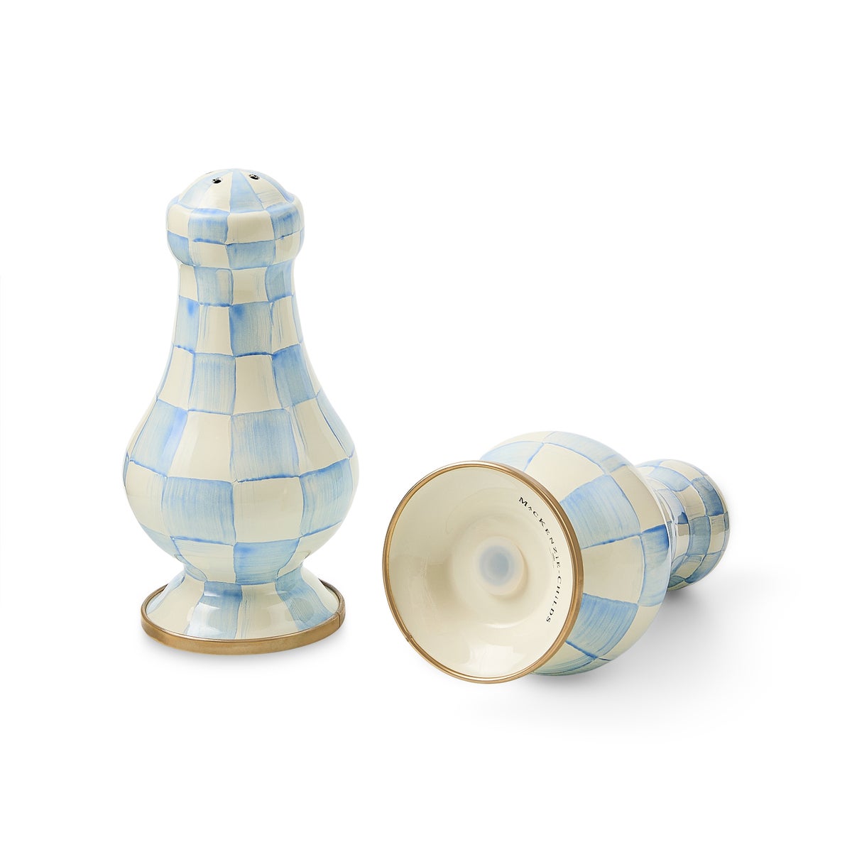 Sky Check Large Salt & Pepper Shakers - Image 3