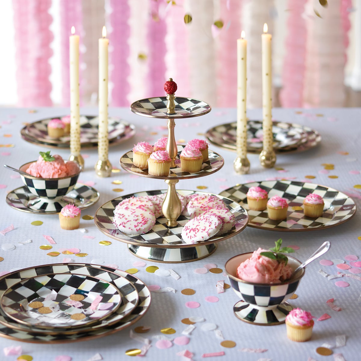 Courtly Check Ice Cream Dish - Image 7