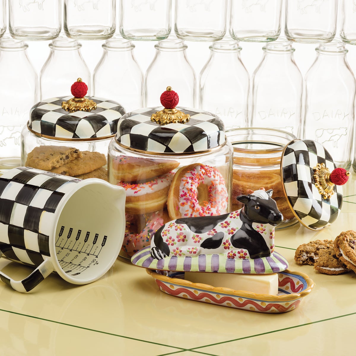 Courtly Check Small Kitchen Canister - Image 4
