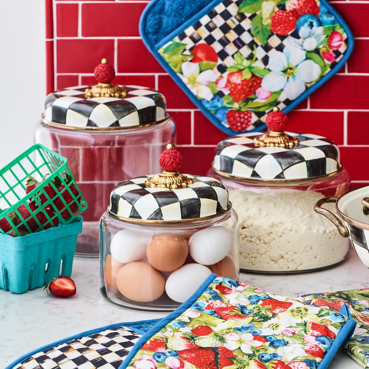 Courtly Check Medium Kitchen Canister - Image 2