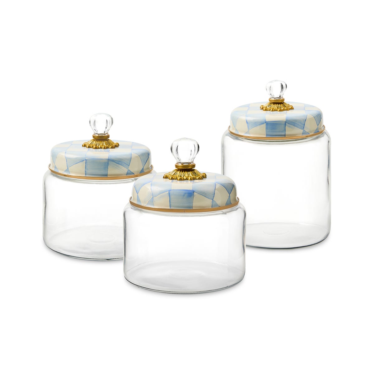 Sky Check Large Kitchen Canister - Image 3
