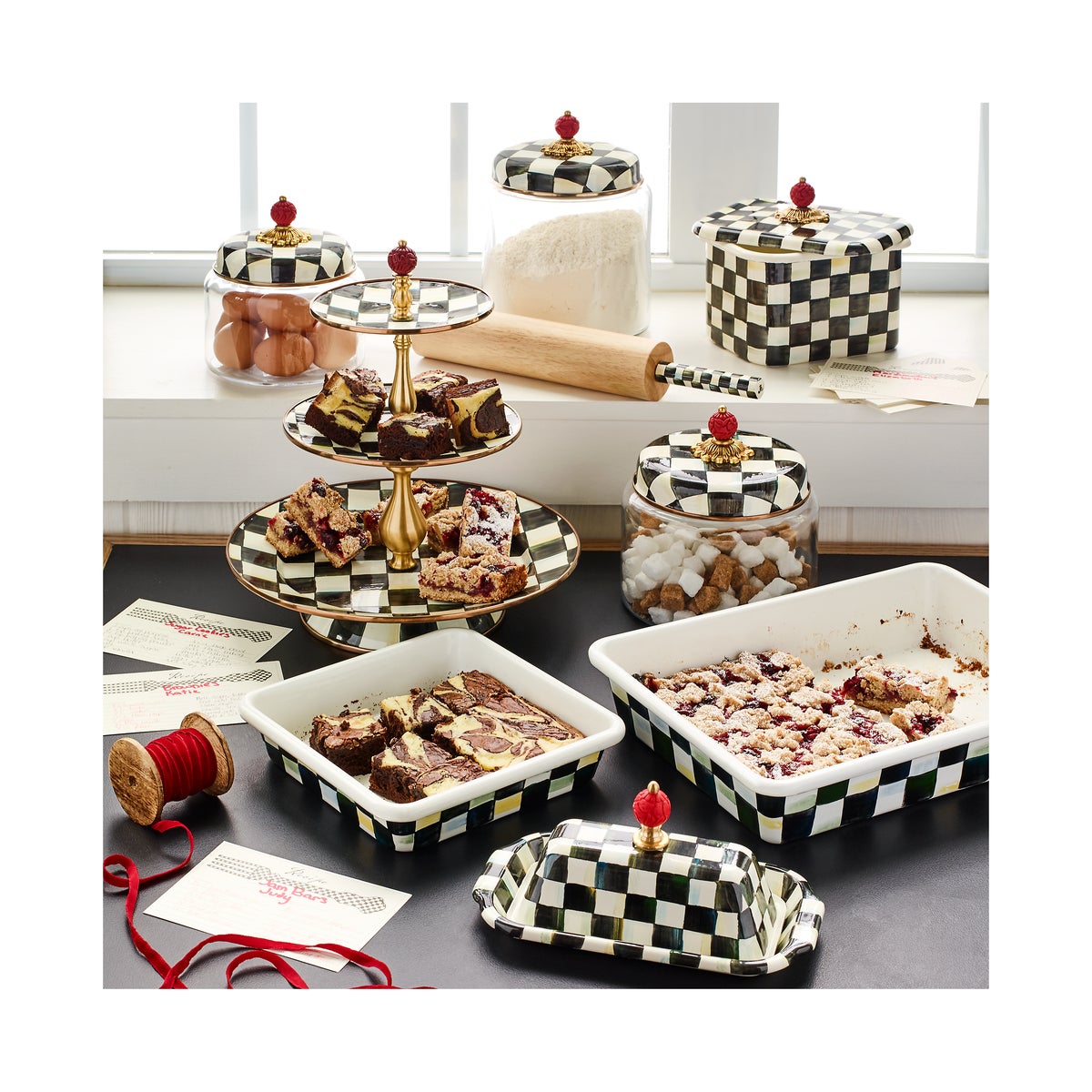 Courtly Check Large Kitchen Canister - Image 2