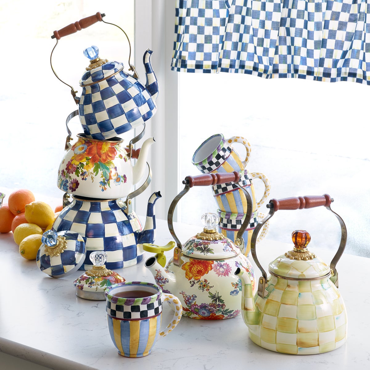 Royal Check 2 Quart Tea Kettle - Image 6