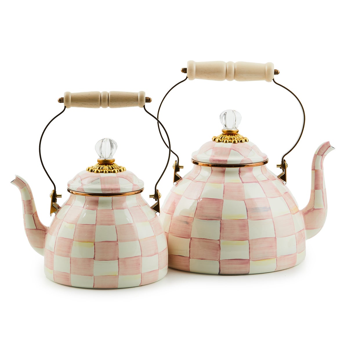 Rosy Check 2 Quart Tea Kettle - Image 3