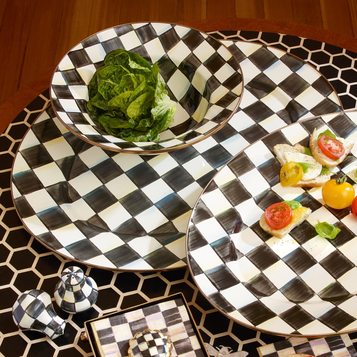Courtly Check Large Oval Platter - Image 5