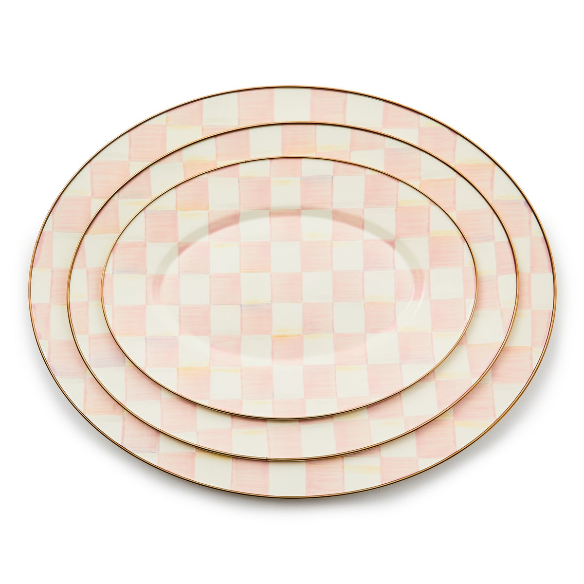Rosy Check Large Oval Platter - Image 3