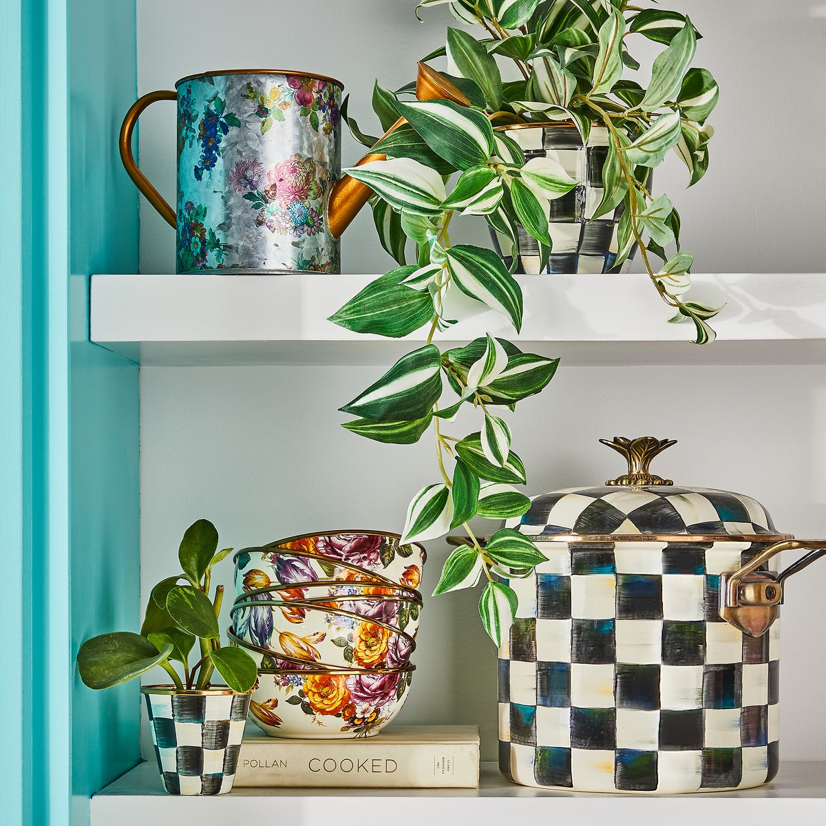 Courtly Check Large Flower Pot - Image 5