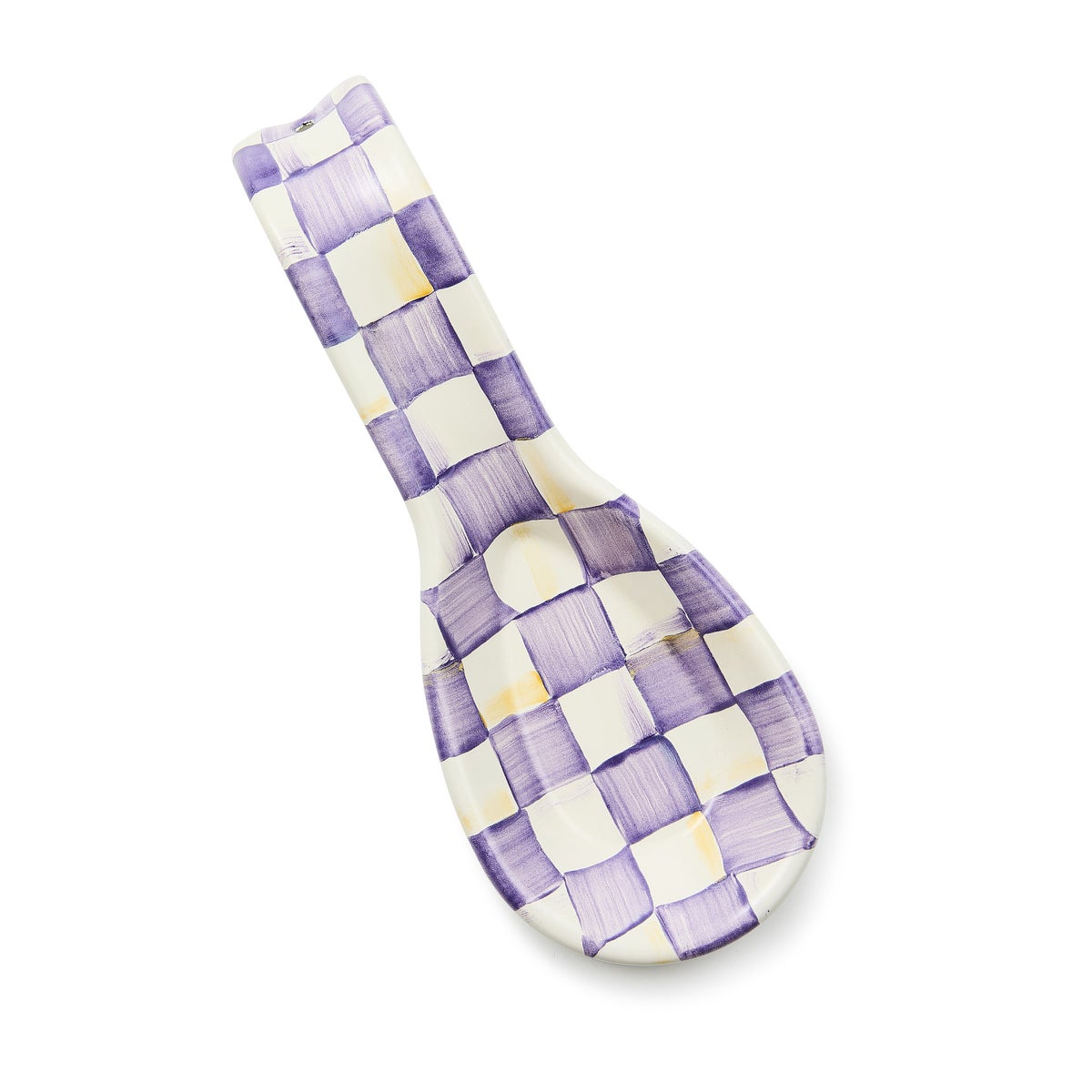 Violet Check Spoon Rest - Image 3
