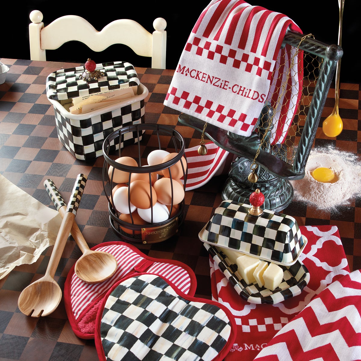 Courtly Check Recipe Box - Image 6
