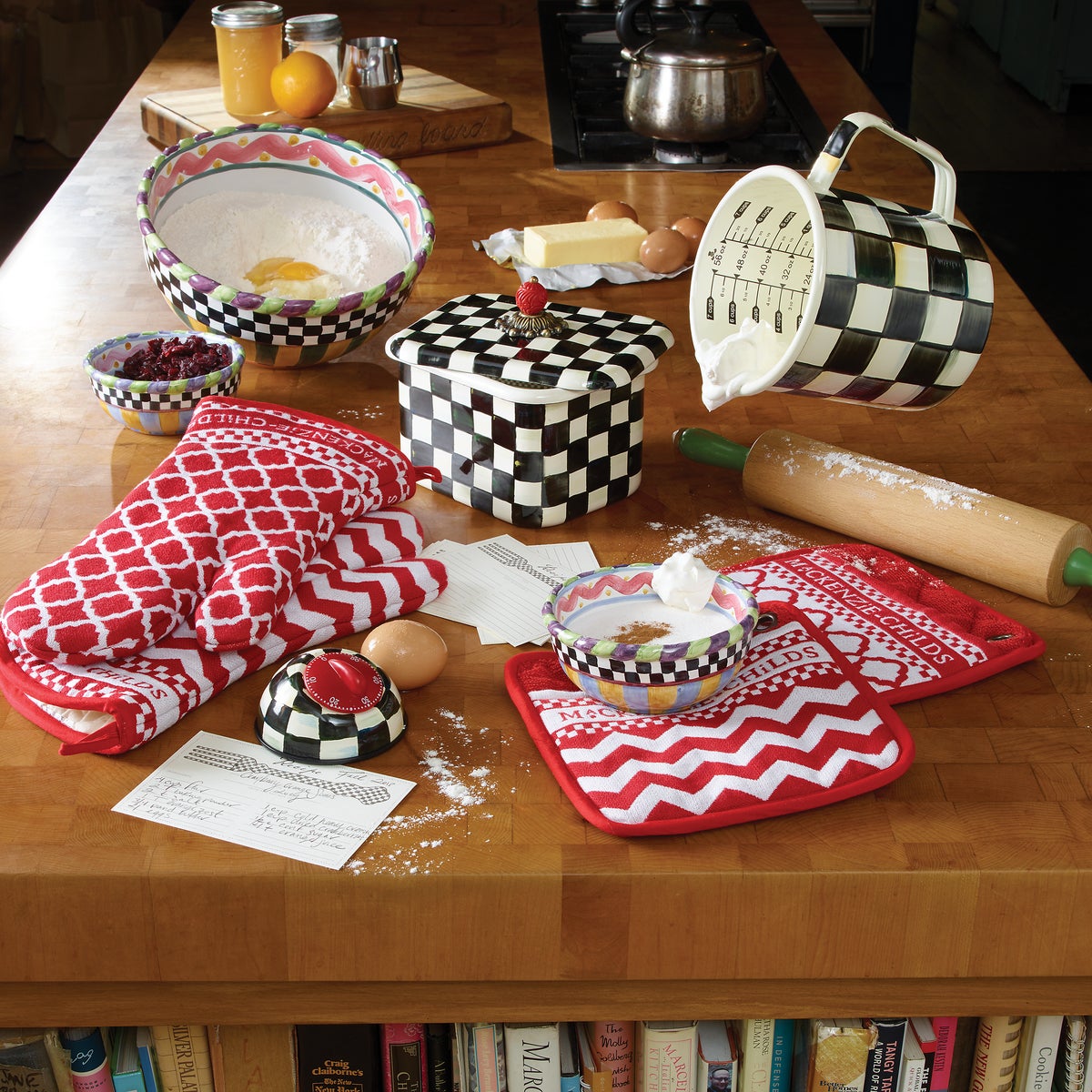 Courtly Check Recipe Box - Image 8