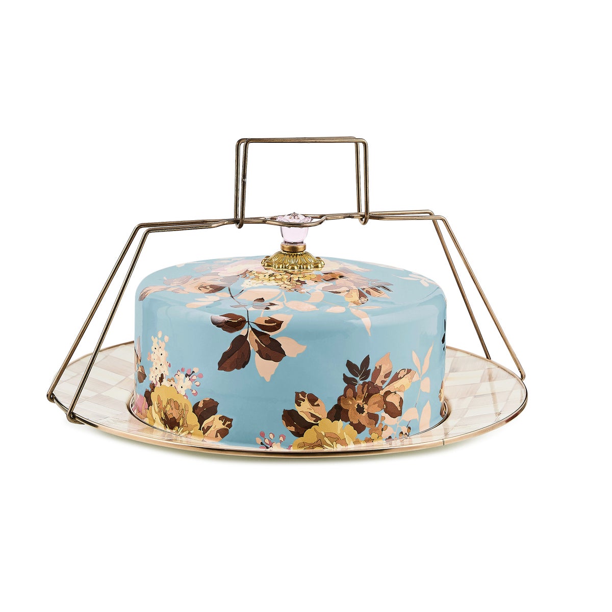 Wild Rose Slate Cake Carrier