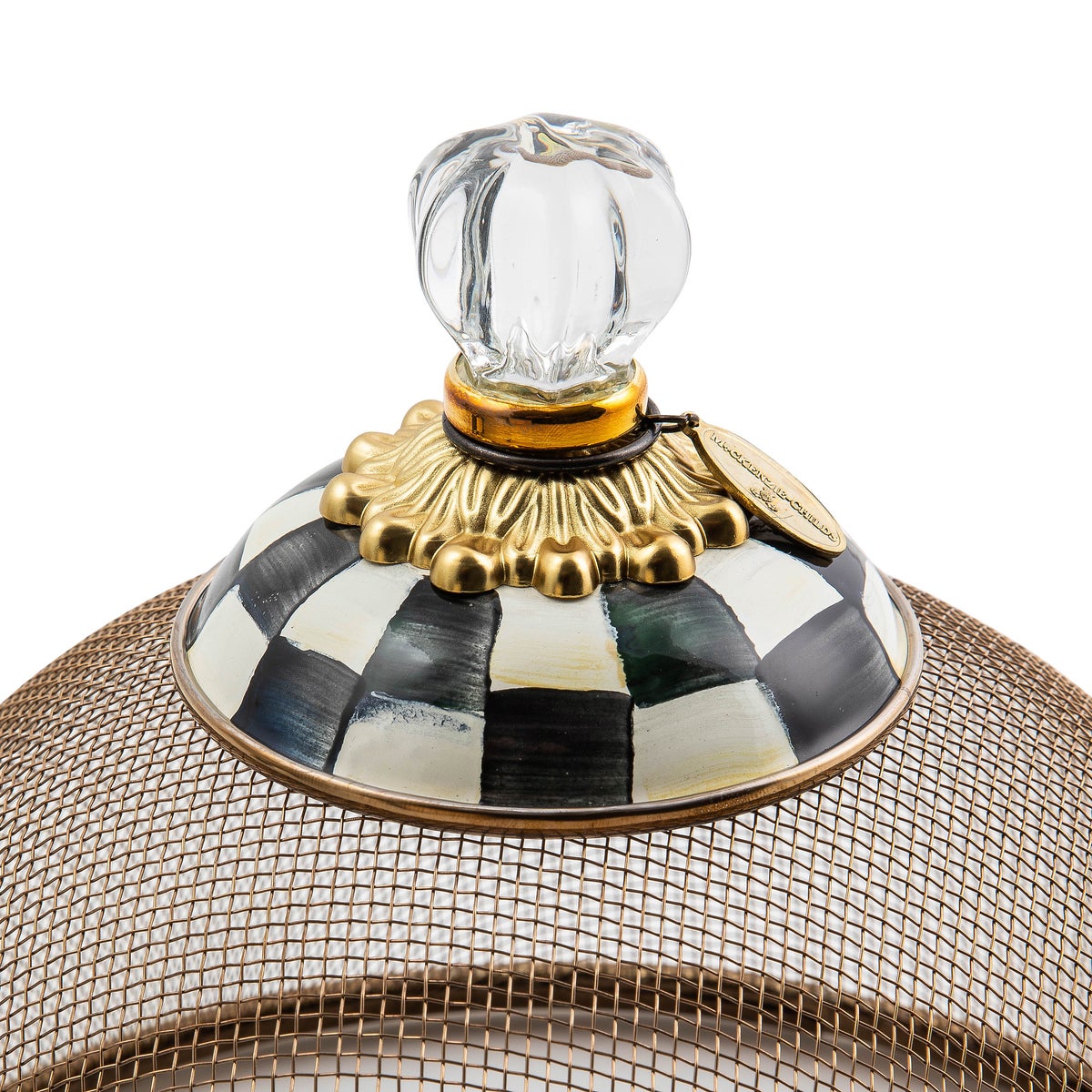 Courtly Check Small Mesh Dome - Image 3
