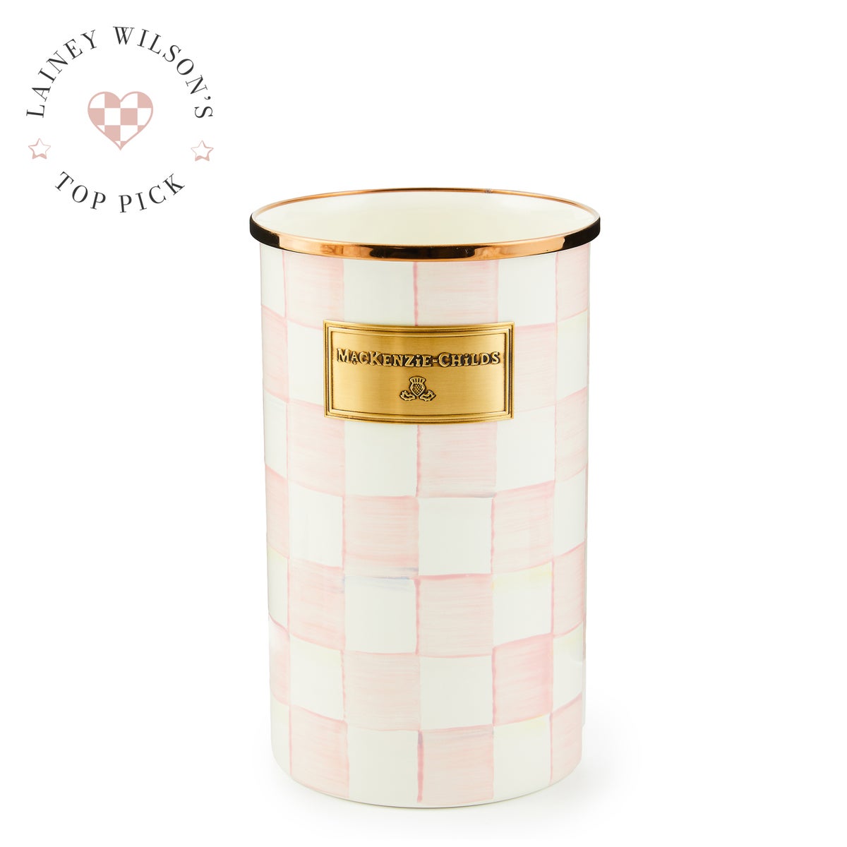 Rosy Check Utensil Holder