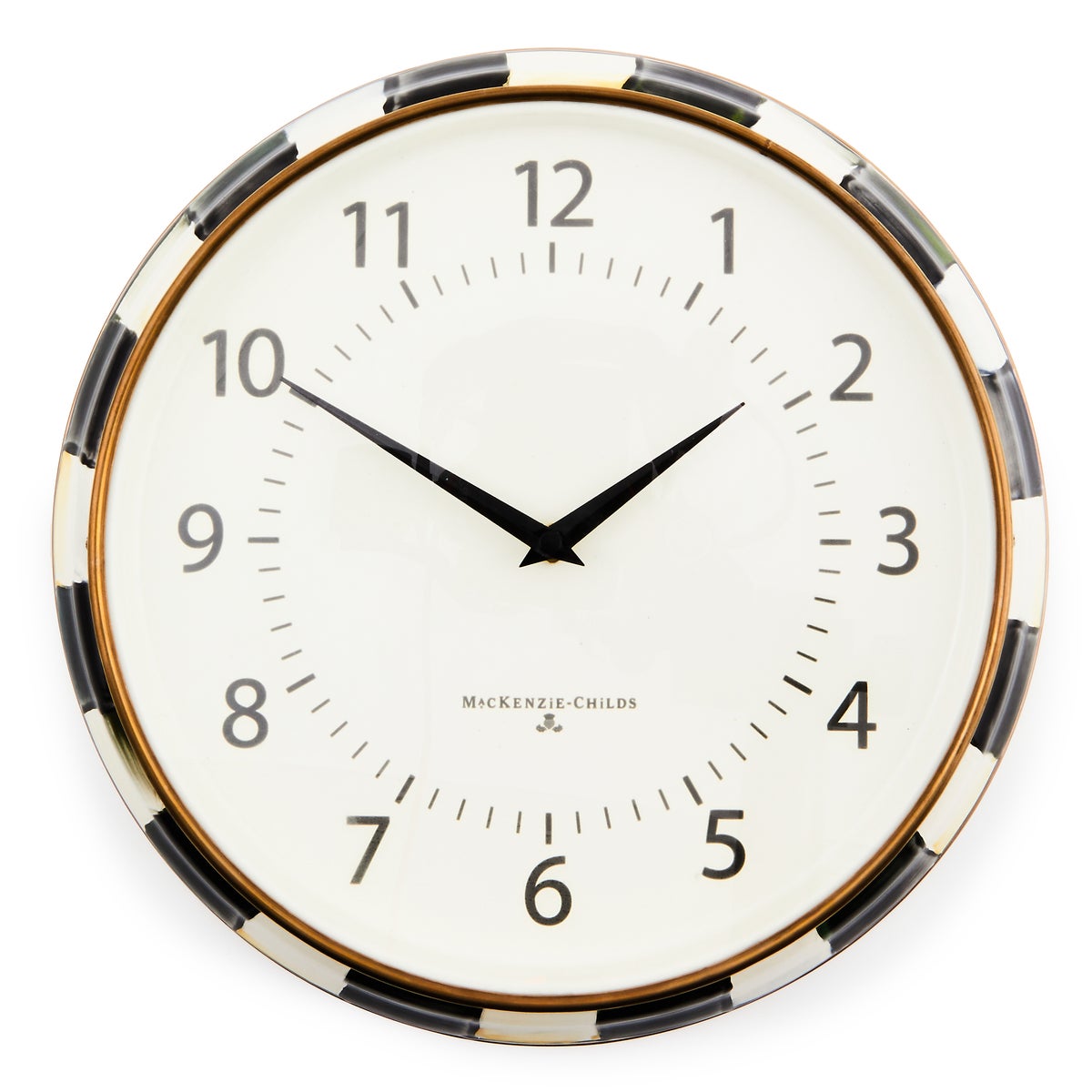 Courtly Check School Wall Clock