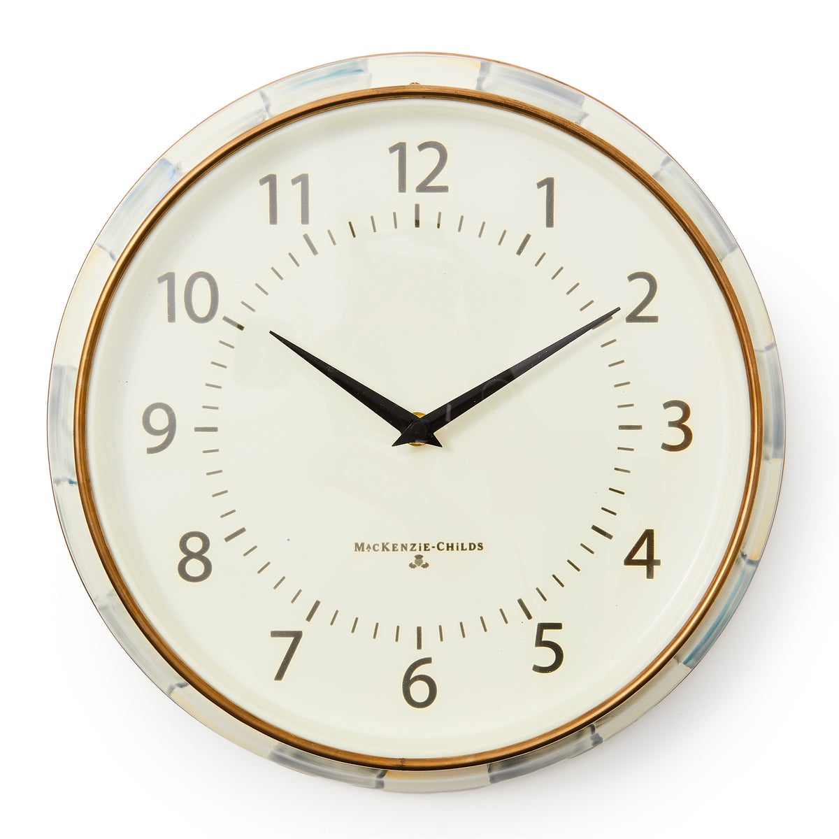 Sterling Check School Wall Clock