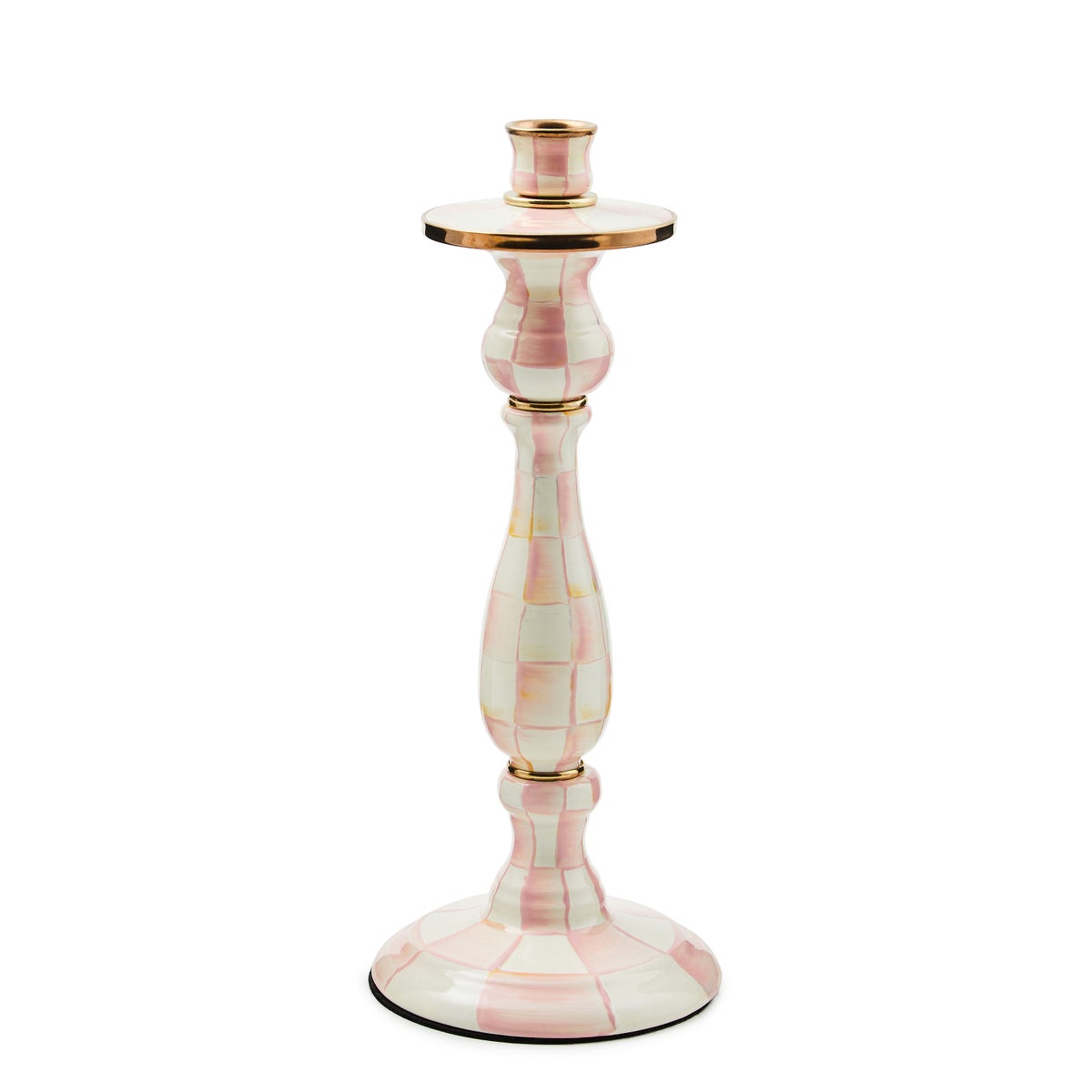 Rosy Check Large Candlestick