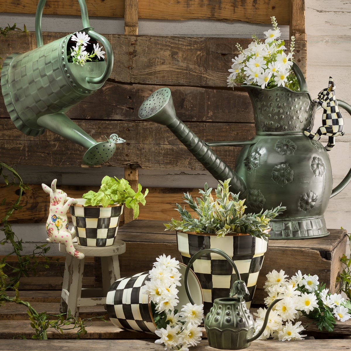 Courtly Check Small Garden Pot - Image 5