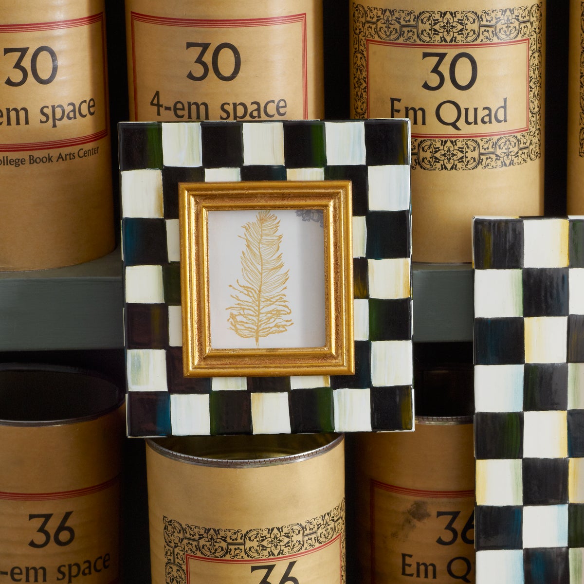 Courtly Check 2.5" x 3" Frame - Image 2