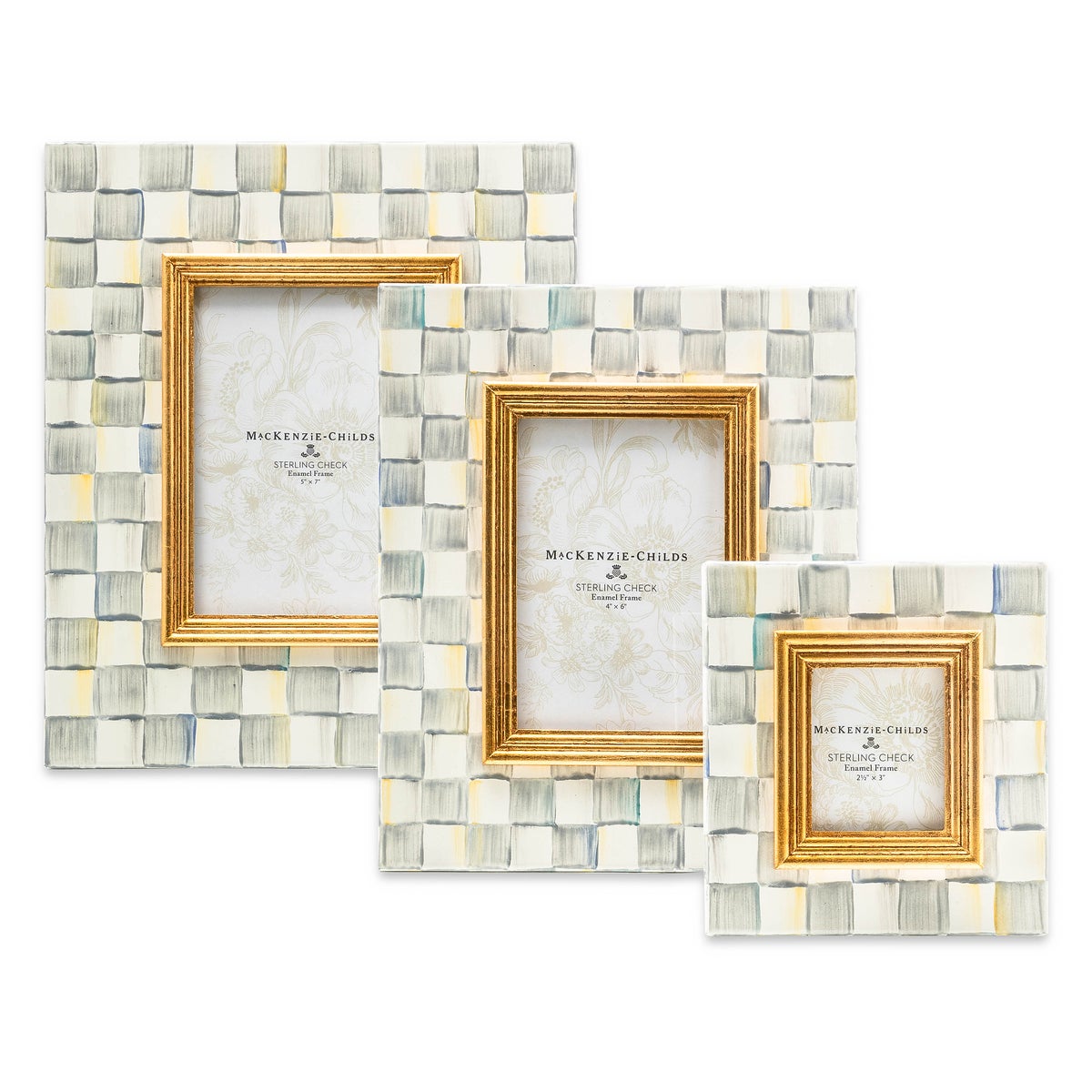 Sterling Check 2.5" x 3" Frame - Image 2