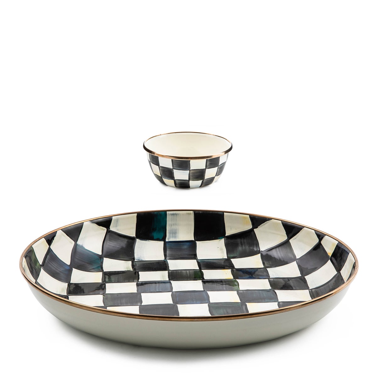 Courtly Check Chip & Dip Set