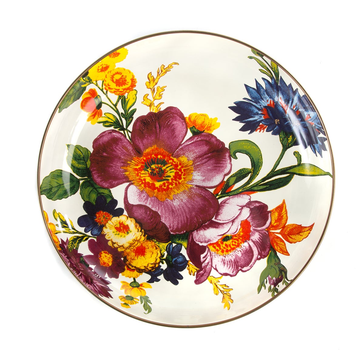 White Flower Market Abundant Bowl - Image 4