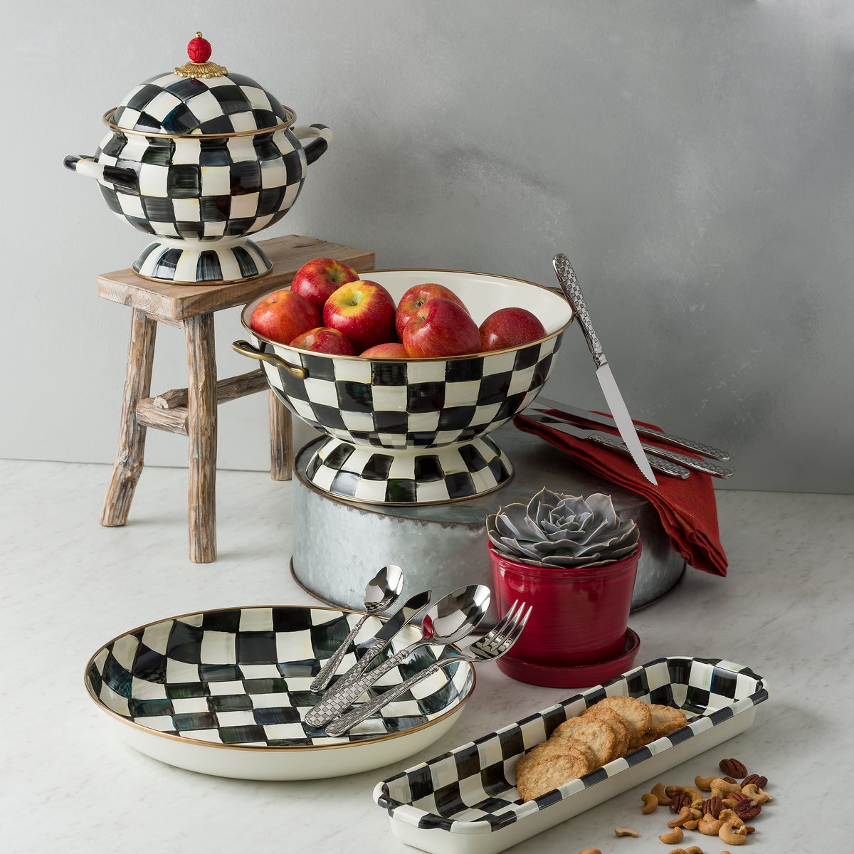 Courtly Check Baguette Dish - Image 2