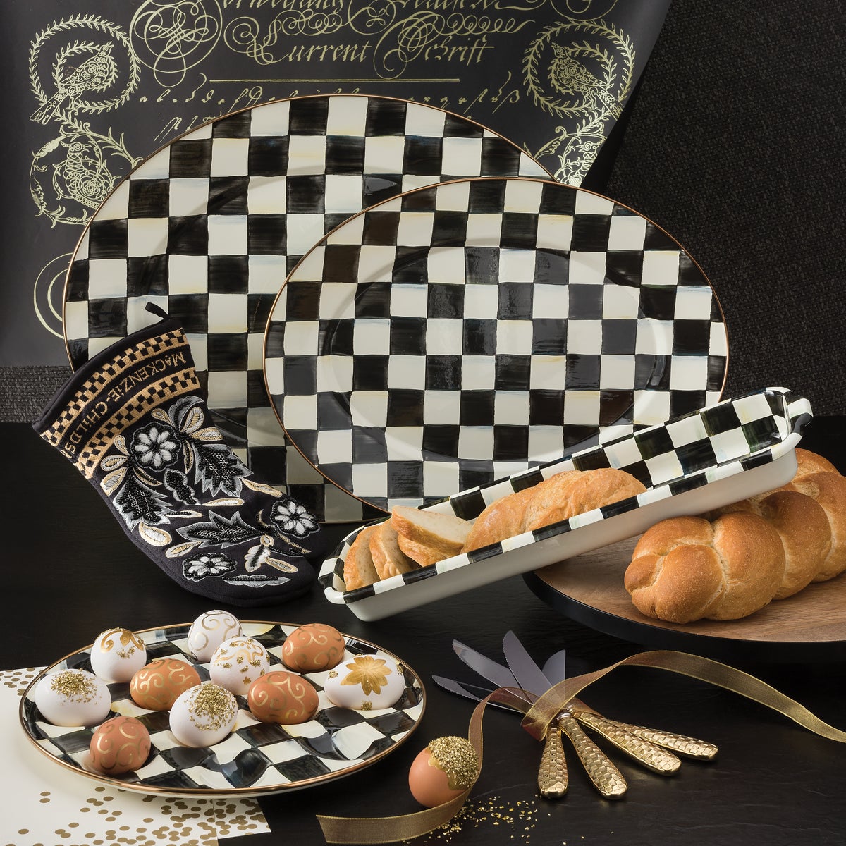 Courtly Check Baguette Dish - Image 7