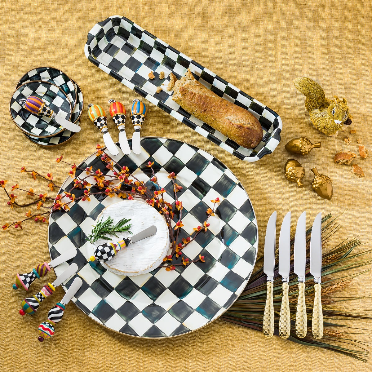 Courtly Check Baguette Dish - Image 8